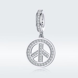 Charm Pendente Anti-guerra estilo Pandora - SCC1367
