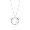 Colar PANDORA com Medalhão Petite Memories - 590530-75 Colar PANDORA com Medalhão Petite Memories - 590530-75