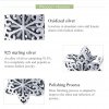 Charm Floco de neve cintilante estilo Pandora - SCC719