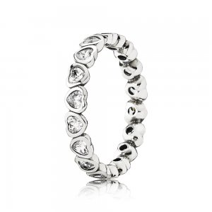 Anel PANDORA Coração Brilhante - 190897CZ