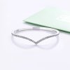 Bracelete Rígido PANDORA Chevron Brilhante - 597837CZ