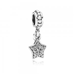 Charm PANDORA de Prata Pendente Estrela de Pavê - 791024CZ