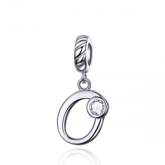 Charm Pendente Numero 0 estilo Pandora - SCC1183-O  Clique na imagem para fechar