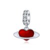 Charm Pendente Planeta do amor estilo Pandora - SCC1165
