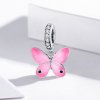 Charm Pendente Borboleta rosa estilo Pandora - SCC1728