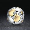 Charm Dois tons Meu coração é brilhante estilo Pandora - SCC537
