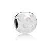 Charm Pandora de prata Disney, Ícone De Mãe De Pérola Mickey Mouse Charm Pandora de prata Disney, Ícone De Mãe De Pérola Mickey Mouse