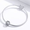 Charm Flores com orifícios, letra M estilo Pandora - SCC1444-M