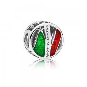 Charm Pandora de prata Edição limitada 2018 Radio City Music Hall Charm Pandora de prata Edição limitada 2018 Radio City Music Hall