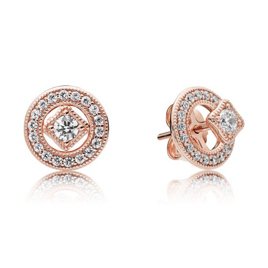 Brinco PANDORA Rose™ Encanto Vintage - 280721CZ  Clique na imagem para fechar