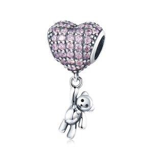 Charm Urso e balão life Pandora - SCC1054 Charm Urso e balão life Pandora - SCC1054