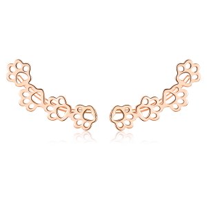 Brincos Petit Trilha da Pata estilo Pandora Rose - SCE430-C Brincos Petit Trilha da Pata estilo Pandora Rose - SCE430-C