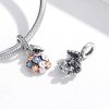 Charm Pendente Jardim colorido estilo Pandora - SCC1702