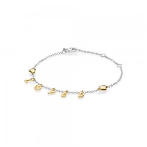 Pulseira pandora prata Você É Amada Pulseira pandora prata Você É Amada