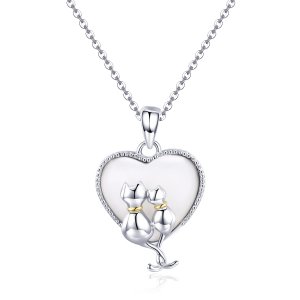 Colar Casal de gatos life Pandora - SCN297