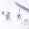 Brincos Petit Fascinante luz estelar estilo Pandora - SCE432