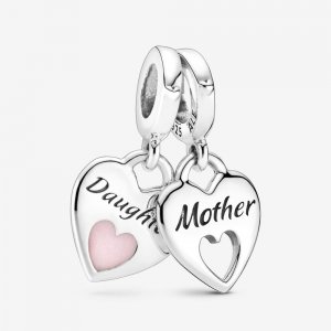 Charm Pendente De Coração Duplo - 799187C01