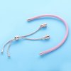 Pulseira de couro rosa Pandora - 589002C01