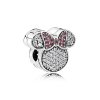 Charm Pandora de prata Disney, Orelhas de Minnie Mouse Charm Pandora de prata Disney, Orelhas de Minnie Mouse