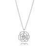 Colar Rosa cintilante Pandora - 390368CZ-90
