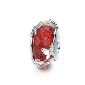 Charm Borboleta Dançante estilo Pandora - SCC1256 Charm Borboleta Dançante estilo Pandora - SCC1256