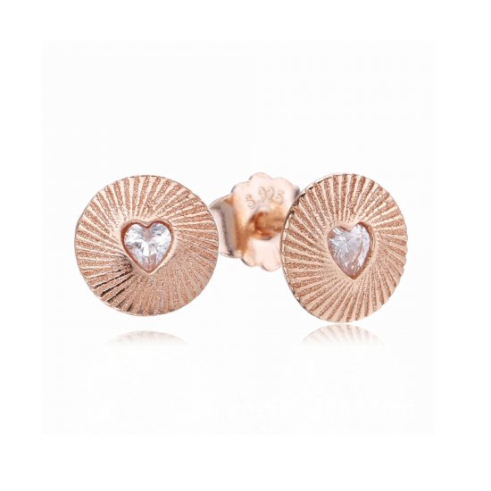 Brincos Pandora de PANDORA Rose Coração amor  Clique na imagem para fechar