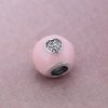 Charm Pandora de prata Rosa eu amo o animal de estimação