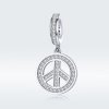 Charm Pendente Anti-guerra estilo Pandora - SCC1367