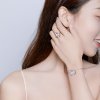 Conjunto de joias Dois tons Unicórnio fofo estilo Pandora - SET009