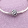 Charm PANDORA de Prata Vazado Brilho Floral - 791260CZ