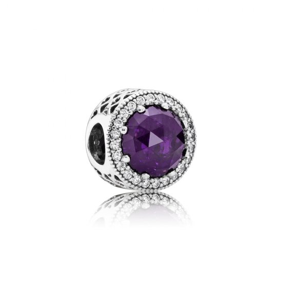 Charm berloques PANDORA Radiante Violeta - 791725NRP  Clique na imagem para fechar