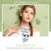 Charm Frasco de perfume de gato travesso estilo Pandora - SCC874