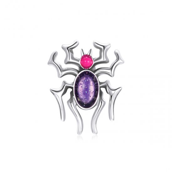 Charm Cyberpunk - Aranha estilo Pandora - SCC1842  Clique na imagem para fechar