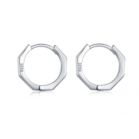 Brinco Argolas Linha Simples estilo Pandora - SCE622  Clique na imagem para fechar