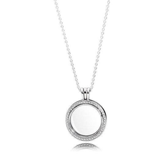 PANDORA Floating Locket Brilhante Médio - 396484CZ-60  Clique na imagem para fechar