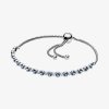 Pulseira Sliding Blue & Clear Sparkle Pandora - 598517C01 Pulseira Sliding Blue & Clear Sparkle Pandora - 598517C01