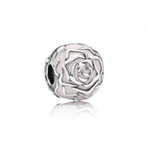 Clipe PANDORA de Prata Esmaltado Jardim de Rosas - 791292EN40 Clipe PANDORA de Prata Esmaltado Jardim de Rosas - 791292EN40
