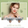 Brincos Petit História de Bee estilo Pandora - SCE344