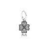 Charm PANDORA de Prata Pendente Brilhante Trevo da Sorte - 791309CZ