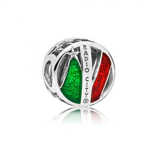 Charm Pandora de prata Edição limitada 2018 Radio City Music Hall  Clique na imagem para fechar