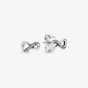Brincos Sparkling Infinity Pandora - 298820C01