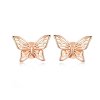 Brincos Petit Borboleta estilo Pandora Rose - SCE452-C