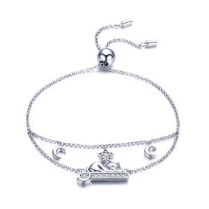 Pulseira Gatinha feliz life Pandora - SCB129 Pulseira Gatinha feliz life Pandora - SCB129