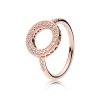 Anel ROSETM Corações PANDORA - 181039CZ Anel ROSETM Corações PANDORA - 181039CZ