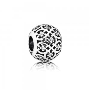 Charm PANDORA de Prata Vazado Brilho da Renda - 791295CZ