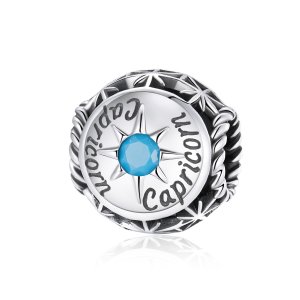 Charm Capricórnio Brilhante estilo Pandora - SCC1725-10 Charm Capricórnio Brilhante estilo Pandora - SCC1725-10