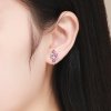 Brincos Petit Flor de pêssego estilo Pandora - BSE040