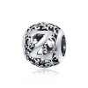 Charm Flores com orifícios, letra Z estilo Pandora - SCC1444-Z Charm Flores com orifícios, letra Z estilo Pandora - SCC1444-Z