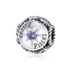 Charm Pisces Brilhantes estilo Pandora - SCC1725-12 Charm Pisces Brilhantes estilo Pandora - SCC1725-12