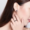 Conjunto de joias Dois tons Pegada estilo Pandora - SET013